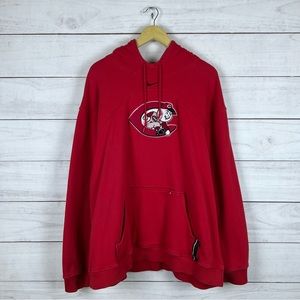 RARE Vintage Cincinnati Reds MLB Nike Center Swoosh Hoodie XL